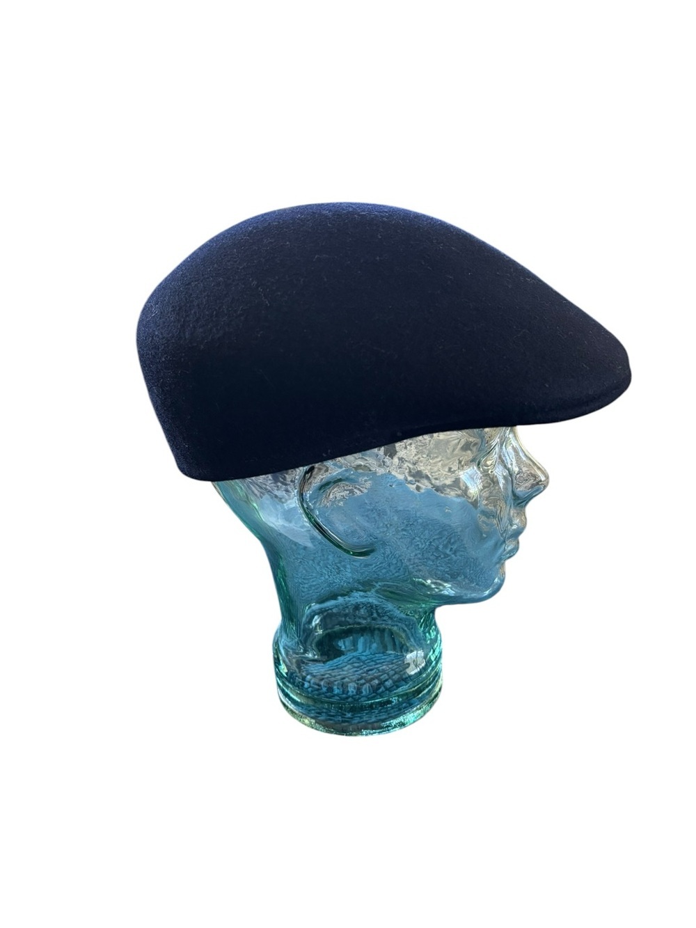 Kangol Carimac 100% Wool Black Gentlemen’s Newsboy Cap Made In England Sz L